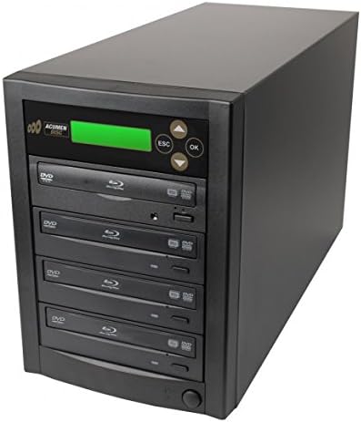 Acumen Disc 1 to 3 Blu-Ray Duplicator - Multiple 16x BD BDXL BD-R M-Disc CD DVD Copier Tower Replication Recorder Burner