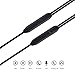 In ear Earbuds, Aothing Wired 3.5mm Jack Earphones Magnetic inline Volume Control with Mic Stereo Crisp Clear Sound for MP3 MP4 Music Earbuds (Black)
