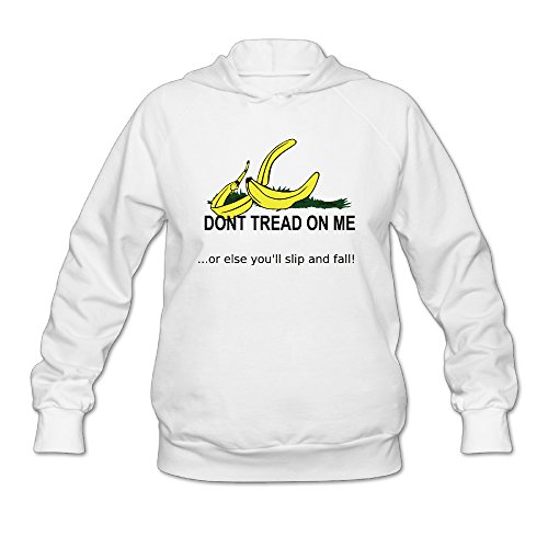 Don't Tread On Me Banana Women's Hooded Sweatshirt