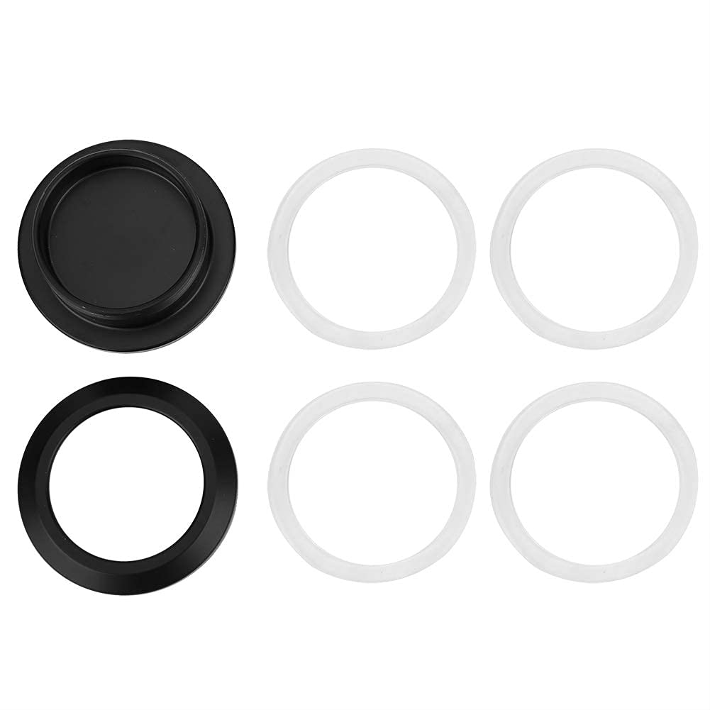 Atyhao Door Handle, Round 304 Stainless Steel Double Side Sliding Door Handle Concealed Bathroom Wood Glass Door Knob Hardware