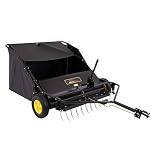 Brinly STS-42BHDK Tow-Behind Lawn Sweeper with Dethatcher