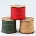 Resinta 984 Feet Raffia Twine Craft Matte Raffia Paper String Christmas Gift Packing Ribbon for Craft DIY Supply, Christmas,Wrapping Hanging Tags, 3 Rolls, Red, Green, Kraft