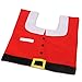 Christmas Decorations Happy Santa Toilet Seat Cover and Rug Set for Bathroom by GIM (Santa Claus)