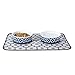 Bone Dry Lattice Collection Pet Bowl & Canister, Large Set, 7.5x2.4