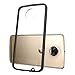 Moto Z2 Force Case,Moto Z2 Force Droid - Suensan Armor Clear PC Back TPU Shock Absorption Technology Raised Bezels Protective Cases Cover for Motorola Moto Z2 Force Droid (Black CLear)