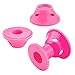 40 Pcs Pink Magic Hair Rollers,Include 20pcs Large Silicone Curlers and 20pcs Small Silicone Curlersthumb 2