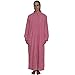 NDK New York Women's Zipper Front Chenille Bathrobe 100% Cotton Length 52 inches