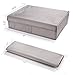 OYT Foldable Closet Underwear Organizer With Lid,Drawer Divider Organizers,Perfects for Sorting Storage Socks,Bra,Scarves and Lingerie in Wardrobe or Under bed,Breathable Washable Oxford Fabric(grey)