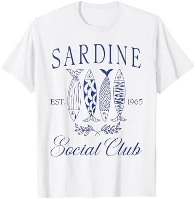 Amazon.com: Sardine Social Club Sardine Fish Sea Lover T-Shirt