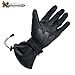 Xelement XG815 Men's Black Leather Motorcycle Winter Gloves - Small