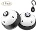 Dog Training Bell, Comsmart Set of 2 Dog Puppy Pet Potty Training Bells, Dog Cat Door Bell Tell Bell with Non-Skid Rubber Base + 1Pcs Dog Training Clicker with Wrist Strap