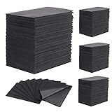 (Pack of 500) Dental Bib 13” X 18” 3 Ply Black Premium Disposable Waterproof Patient Bibs /2 Ply Tissue + 1 Ply Poly/Polyback Sheet; Waterproof Tattoo Bibs, Tattoo Tray Covers and Dental Napkins
