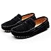 rismart Shenn Boys' Cute Slip-On Suede Leather Loafers Shoes S8884