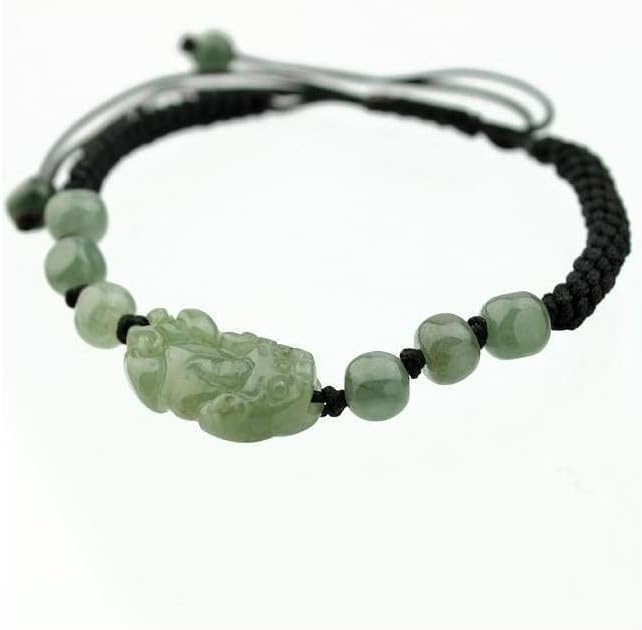 lachineuse Pi Xiu Agate Bracelet, green, Non applicable, Adjustable (1.5 cm) - Image 3