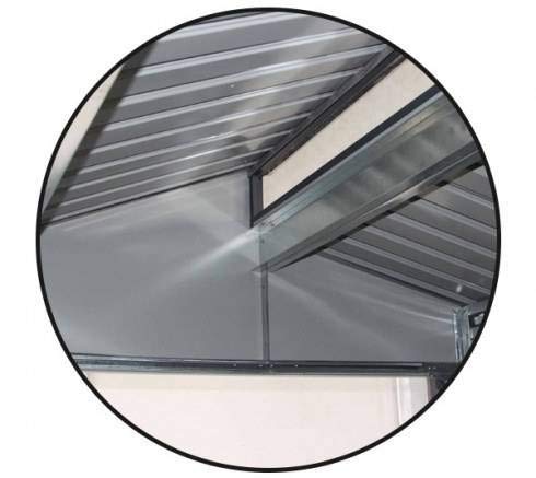 Gardiun - Gartenhaus, Metall, Chester 4, 25 m² Ext – Bild 6