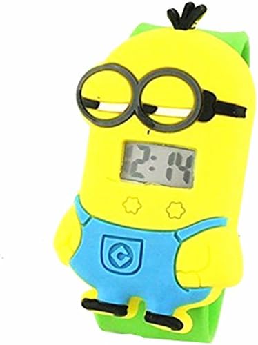 New 3D Eye Despicable Me Minion Cartoon Clap Watch Kid Quartz Wrist Watches