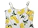 Luckco Women's Sleeveless Adjustable Strappy Summer Floral Flared Swing Dress Small FL-4