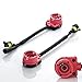 2X HID Relay Harness D2S D2R D2C 35W/55W AMP Plug Wiring Adapter Bulb/Ballast Connector