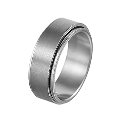 Udolfly Mens Fidget Rings Anxiety Rings for Men