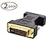 Cable Matters 2-Pack DVI-I to VGA Adapter (DVI I to VGA, VGA to DVI I)