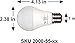 ALZO 8W (75W) 450 Lumens, Dimmable LED Standard A19 Bulb, Daylight 5500K, CRI> 93 (ALZO Series 2000)