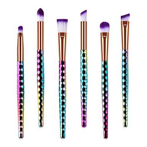 image for Seaintheson Makeup Brushes Sets, 6 Pcs Makeup Brushes with A Honeycomb