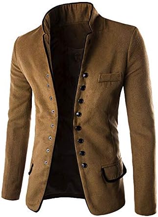 Daylin Newest Personality Fashion Men Autumn Winter Muscle Daily Large Size Solid Button Coat Long Sleeve Cardigan Sweater Top Blouse