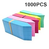 KINGLAKE 1000 Pcs 4 Inch Plant Tags Multicolor Garden Nursery Labels Plastic Pot Labels,Box of 1000