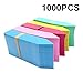 KINGLAKE 1000 Pcs 4 Inch Plant Tags Multicolor Garden Nursery Labels Plastic Pot Labels,Box of 1000