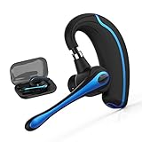 Bluetooth Headset,Wireless Earpiece V4.1Hands Free Microphone for Business, Office,Driving,Work for iPhone/Samsung/Android Cell Phones （Black）