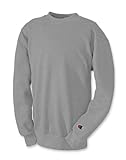 Champion Youth Double Dry Action Fleece Crew-XL-Light Steel