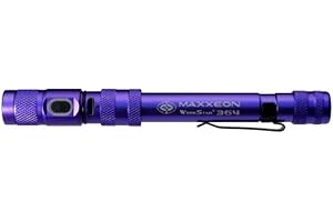 MAXXEON WorkStar® 364 UV Professional Rechargeable UV 395 nm A/C Leak Detection Penlight - 600 mW