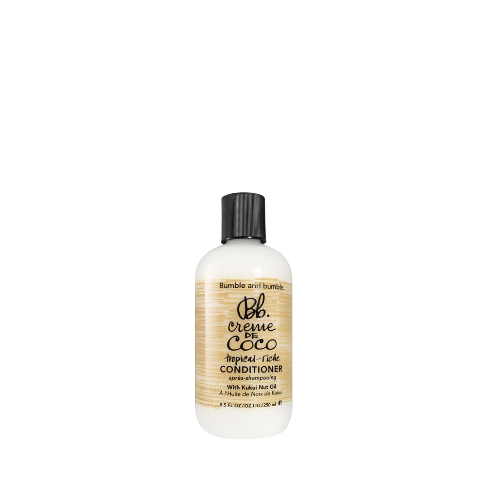 Bumble and bumble. Creme De Coco Coconut Conditioner | For Rich Moisture | Anti Frizz + Hydrating | Curly, Wavy, Straight