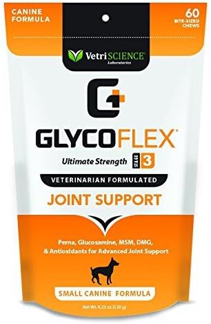 Laboratories Glyco-Flex III Mini Bite Sized Small Canine Formula Chews (60 Chews)