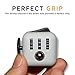 Ultra Strong Fidget Cube by Wedual. Made of High-end Silicone, Available in 13 Colors! Twiddle Dice Toy reliefs Stress, Anxiety, ADHD and Boredom, Amazon Prime, Perfect for adults and children!