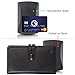 Travel Wallet with RFID Blocking Awesome Passport Wallet Credit Cards Holder Document Organizer Genuine Leather (Black)