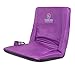 Stadium Boss Recliner Stadium Seat for Bleachers, Benches, Lawns, Backyard, Camping & Beach – Padded Sport Chair, Cushion Backs & Armrest – 6 Reclining Positions – Portable Carry Straps – Purple