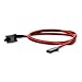 Electop 3 Pack 2 Pin PC Power Switch Cable Momentary on/off Push Button Cable ATX Computer Switch Wire 45cm