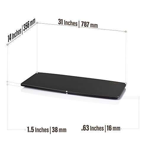 Prosumer's Choice Black TV Swivel Stand for LED/LCD TV, 31 inch Base Surface - Thumbnail 2