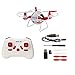 TechRC TR001C Mini Bee 6 Axis Gyro 2.4GHz Quadcopter RC Drone copter with 2MP HD Camera Headless 3D Flips & Rolls Mode For beginners kids adults - Red