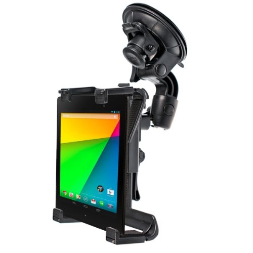 kwmobile Universal tablet mount for Asus Google Nexus 7 2012 - ADJUSTABLE -fits with case. Quality.