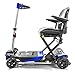 Transformer Automatic Folding Travel Scooter BLUE with Lightweight Lithium Battery, Airline Approved