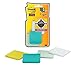Post-it Super Sticky Full Adhesive Notes, 2x Sticking Power, 2 in x 2 in size, Bora Bora Collection, 8 pads/pack (F220-8SSFM)
