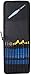 Heart Nuvo's 15+1 Artist Paintbrush Set with Case - Assorted Nylon Brushes and Water Brush for Watercolor Painting, Acrylic Painting, and Oil Painting