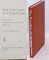 The function of literature;: A study of Christopher Caudwell's aesthetics,