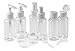 EasyLifeCare 11-Piece Travel Kit Storage Bottles – Lightweight BPA Free Non-Toxic Pump & Spray Pastic Bottle Containers & Jars – Ideal For Cosmetic, Bath & Shower Products: Cologne, Shampoo, Conditioner, Sunblock Lotion – Includes Transparent Cosmetic Zip Top Pouch Organizer for Make Up Accessories – TSA Screening Compliant