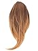 HAIR2WEAR Clip In Pony Medium Red- Red Highlights Ht3025S+