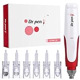 Dr. Pen Ultima N2 Professional Wireless Electric Skin Care Kit Tools, With 6 PCS 0.25mm Needles