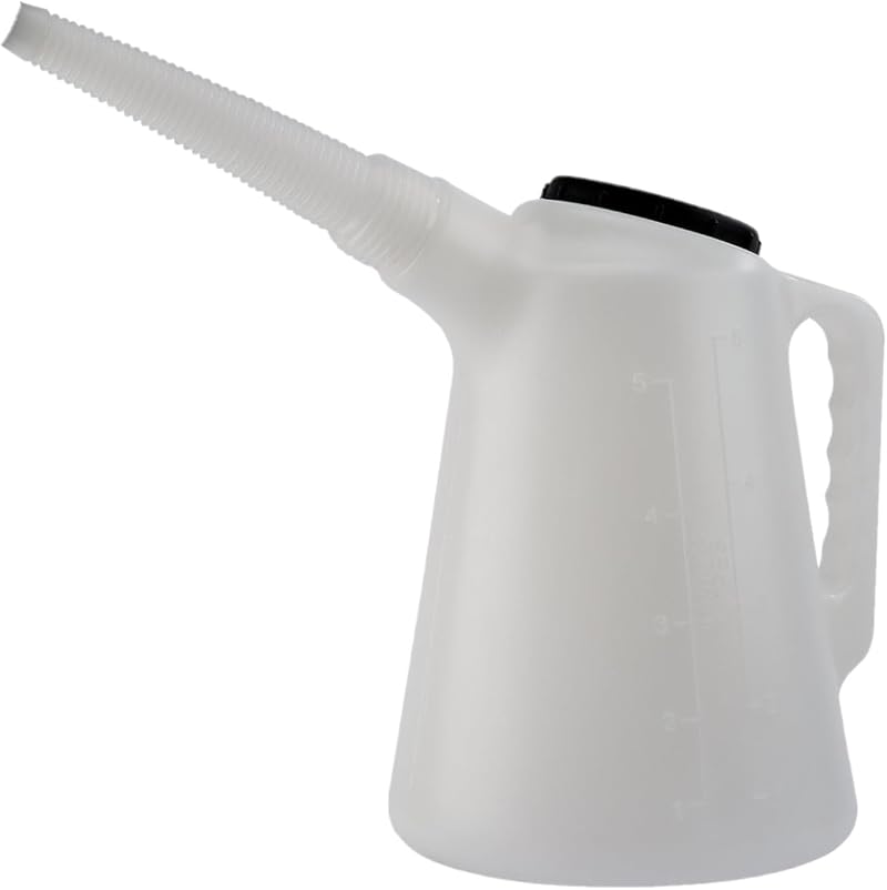 Draper 3L Measuring Jug with Flexible Spout Plastic Jug with Lid