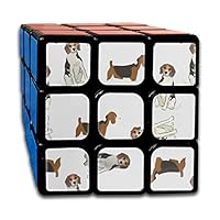 Rubiks Cube by DAIYU Cute Beagles 3x3 Smooth Magic Square Puzzle Game Brain Training Game for Adults Kids